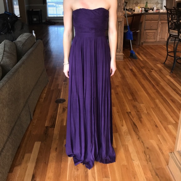 J. Crew Dresses & Skirts - J. Crew Purple Long Formal/Bridesmaid dress